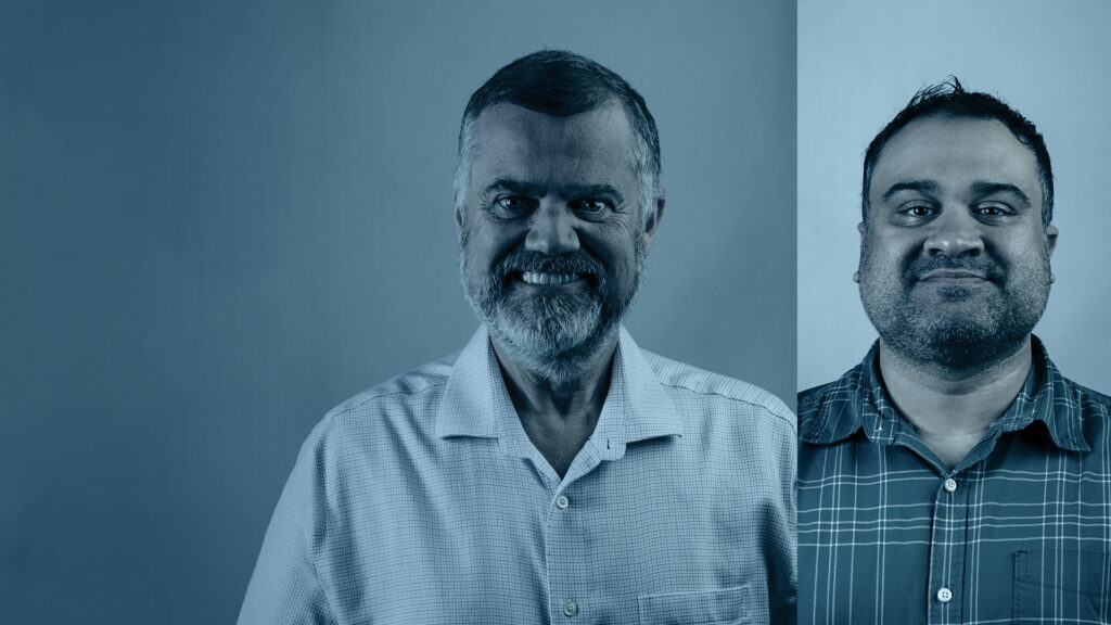 Ross Eberlin and Reza Mohammed of Bluesound Professional