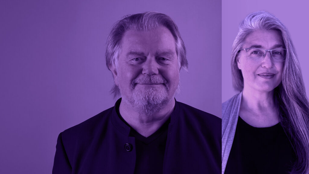 Graeme Harrison with Laura Frank