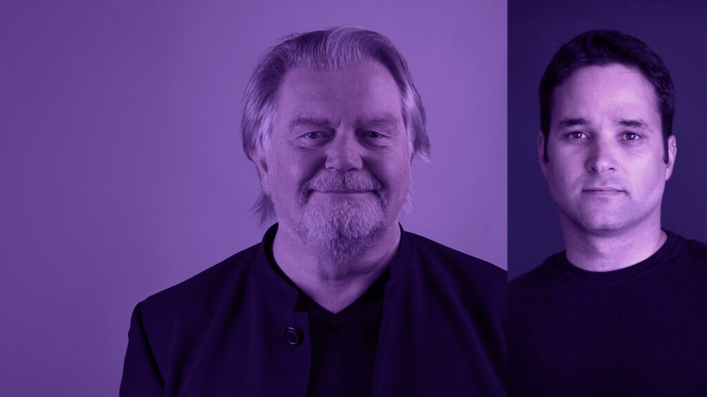 Graeme Harrison of Bluesound Professional and Omer Brookstein of XYTE