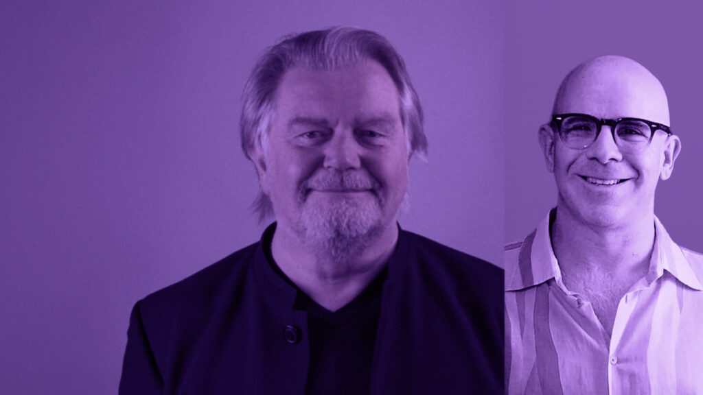 Graeme Harrison of Bluesound Professional and Elad Offer of Adorable Monsters