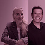 Devan Cress, Director of NetGear and Nicoel Lewis system engineer of NetGear