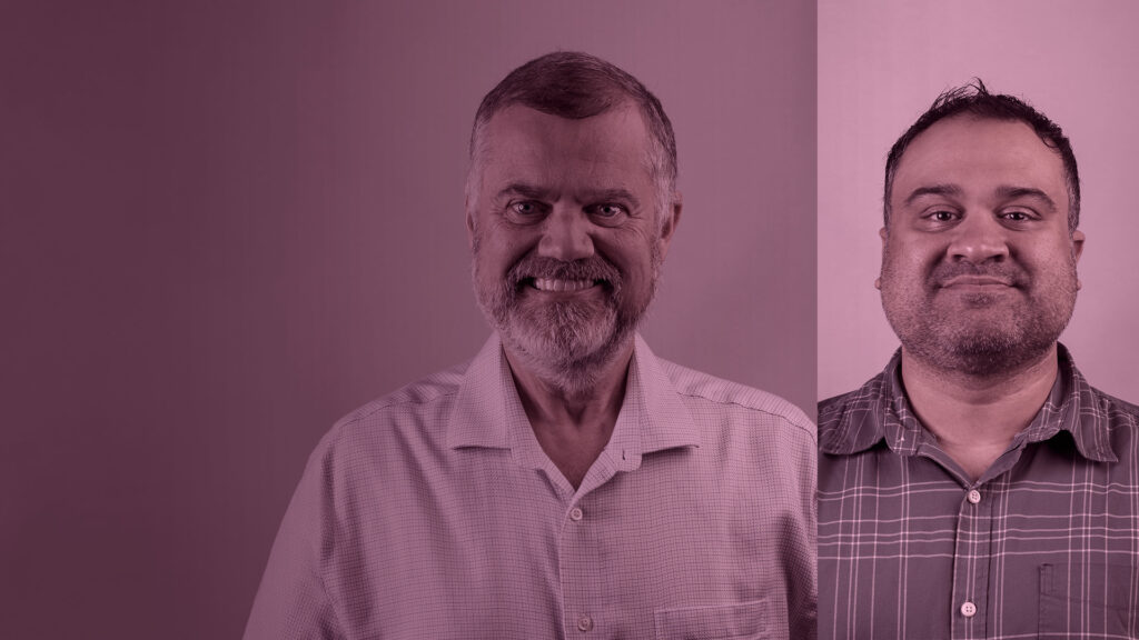 Ross Eberlin and Reza Mohammed of Bluesound Professional