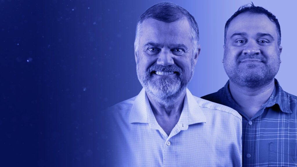 Ross Eberlin and Reza Mohammed of Bluesound Professional